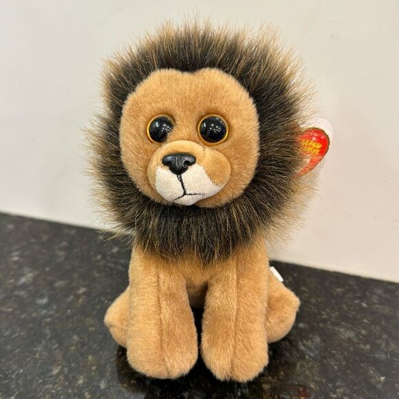 Ty Cecil The Lion 9” Beanie Babies Boos Plush VelveTy Stuffed Animal - Picture 1 of 9
